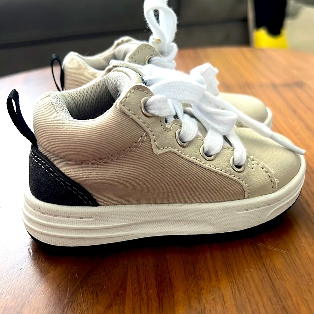 Carters Tan Toddler Sneakers Size 5